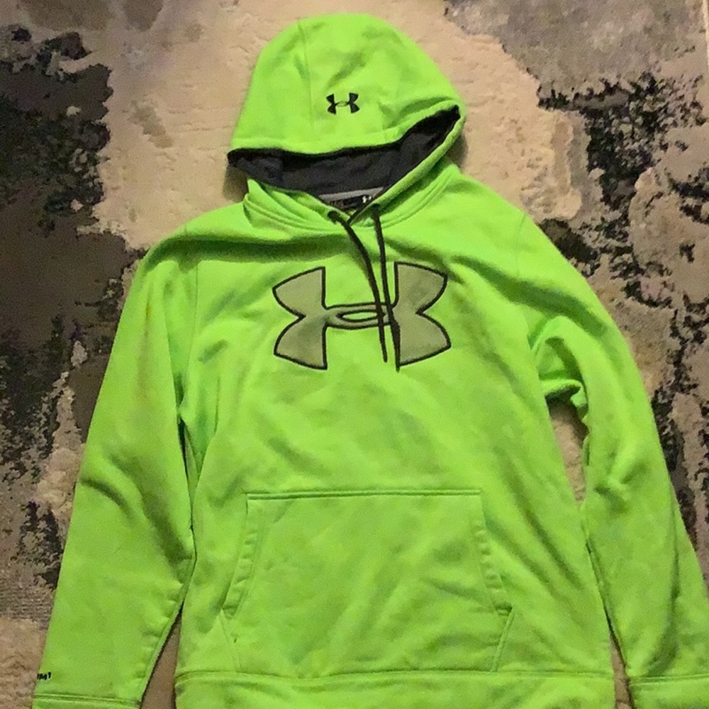 Neon Green Under Armour Hoodie
